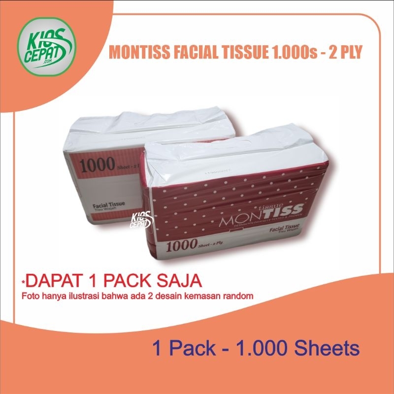 Jual Tissue Montiss Facial S Ply Shopee Indonesia