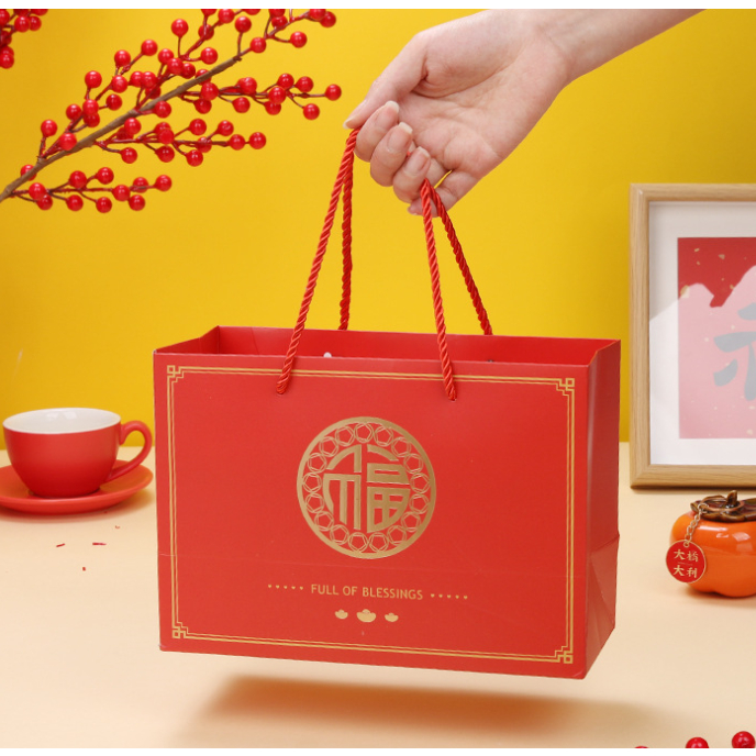 Jual Paperbag Hampers Imlek Chinese New Year Box Hampers Imlek