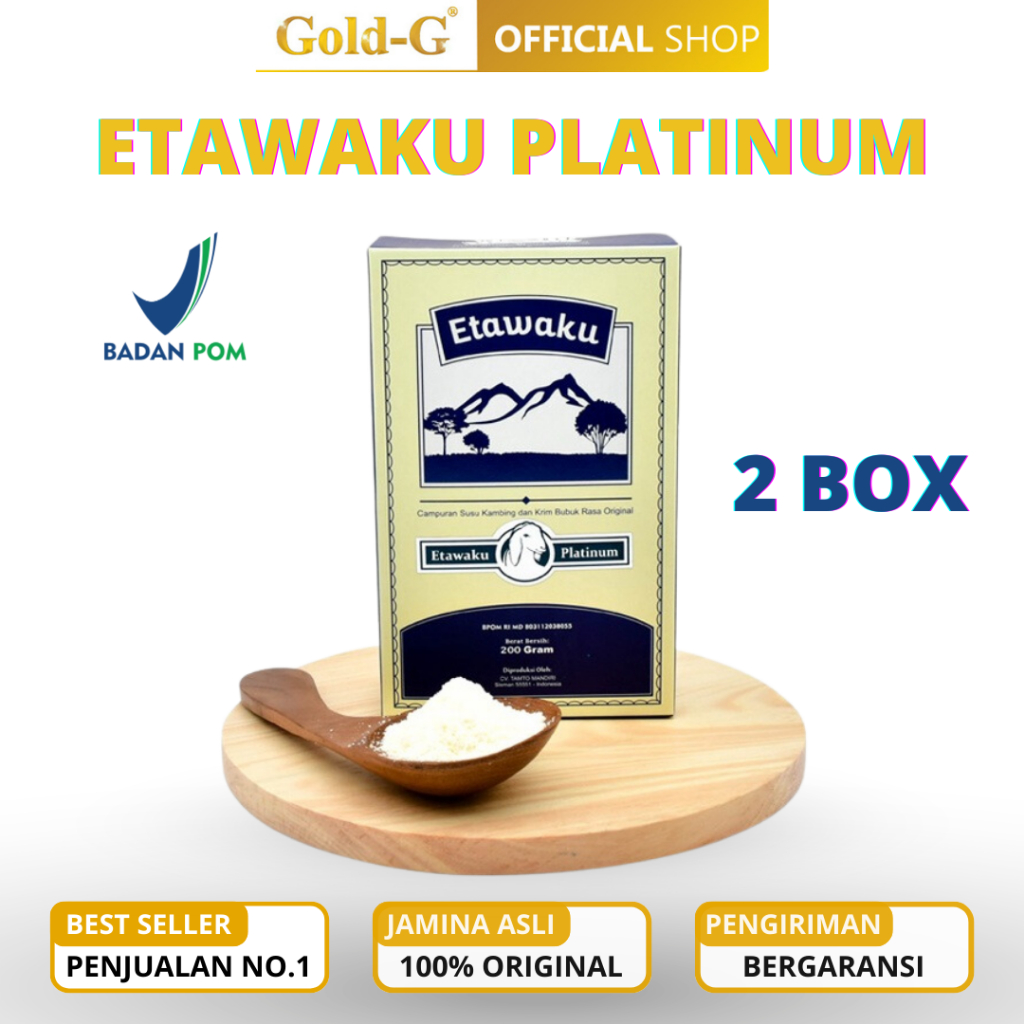 Jual Paket Box Etawaku Platinum Gr Susu Kambing Etawa Murni