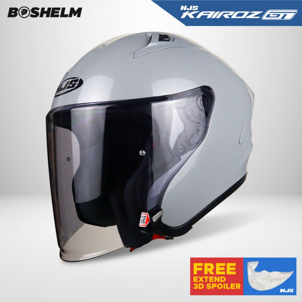 Jual Boshelm Helm Njs Kairoz Gt Solid Helm Half Face Sni Shopee Indonesia