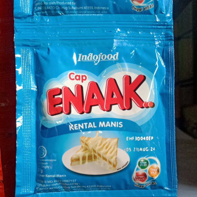 Jual Cap Enaak Kental Manis Sachet Shopee Indonesia