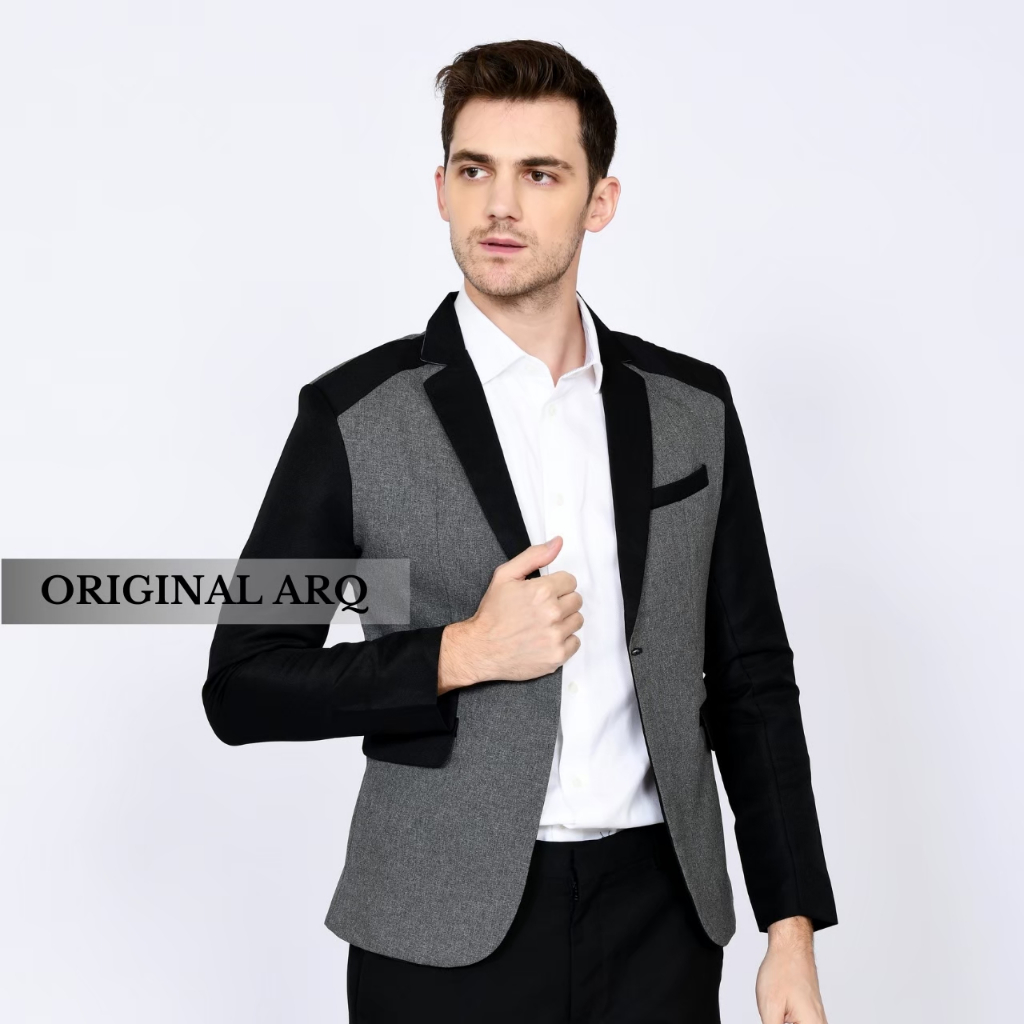 Jual Terlaris Jas Blazer Pormal Pria Jas Perkantoran Slimfit Jas