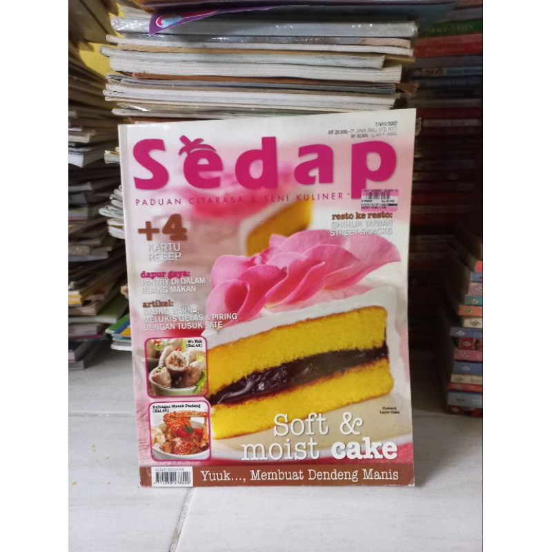 Jual MAJALAH SEDAP PADUAN CITRA RASA RESEP MASAKAN KULINER SEDAP