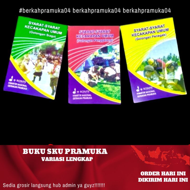 Jual Buku Sku Pramuka Siaga Penggalang Penegak Besar Bijian Shopee