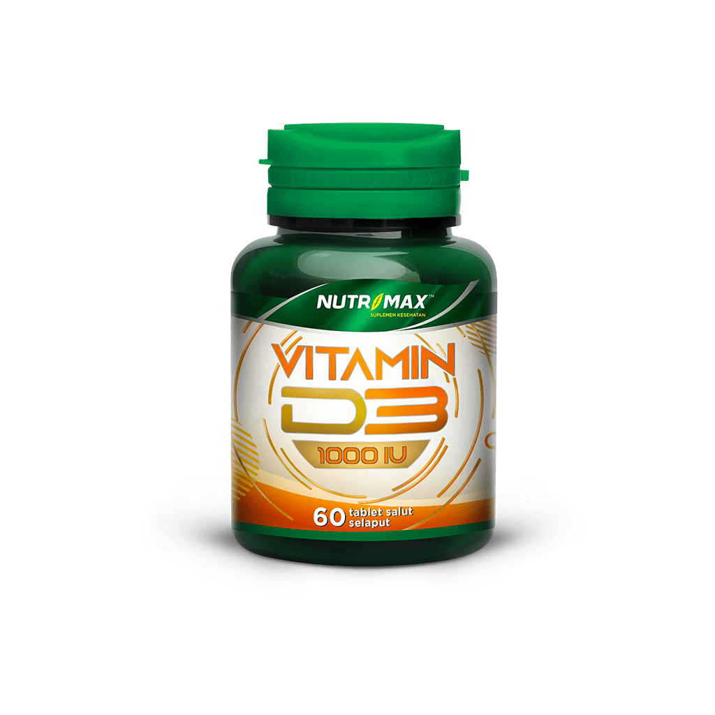 Jual Nutrimax Vitamin Vit D3 1000 IU Kesehatan Tulang Gigi Imunitas