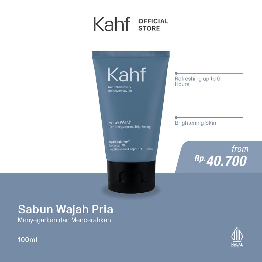 Jual Kahf Skin Energizing Brightening Face Wash Ml Sabun Wajah