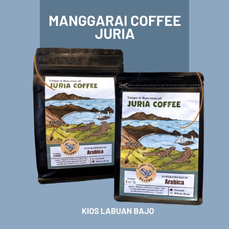 Jual Kopi Bubuk Juria Taste Of Manggarai 200 Gr Khas Labuan Bajo