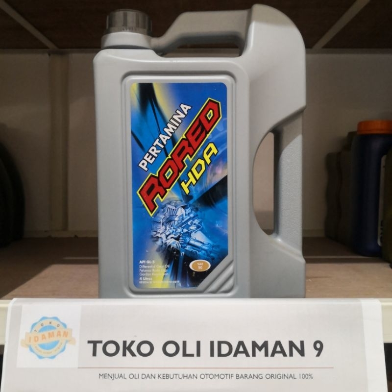 Jual OLI RORED HDA PERTAMINA SAE 90 API GL 5 ISI 4 LITER Shopee