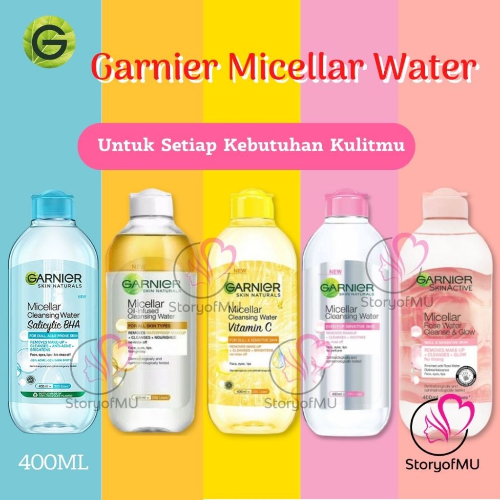 Jual Garnier Micellar Cleansing Water Pink Biphase Oil Infused