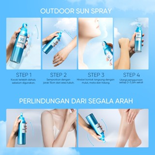 Jual Skintific Outdoor Sun Spray Spf Pa Sunscreen Sunblock Badan