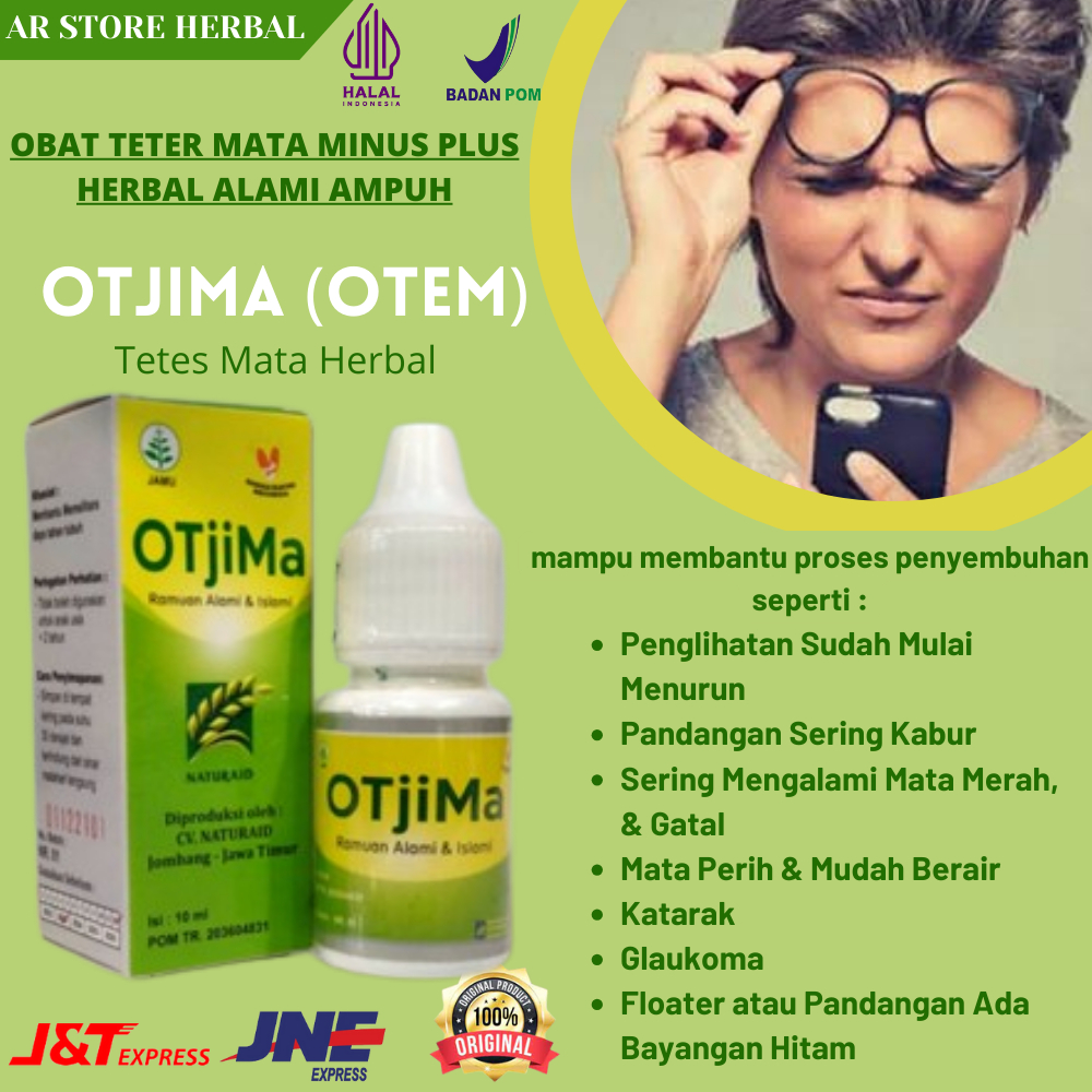 Jual Otem Tetes Mata Otjima Mata Minus Katarak Glaukoma Rabun Mata