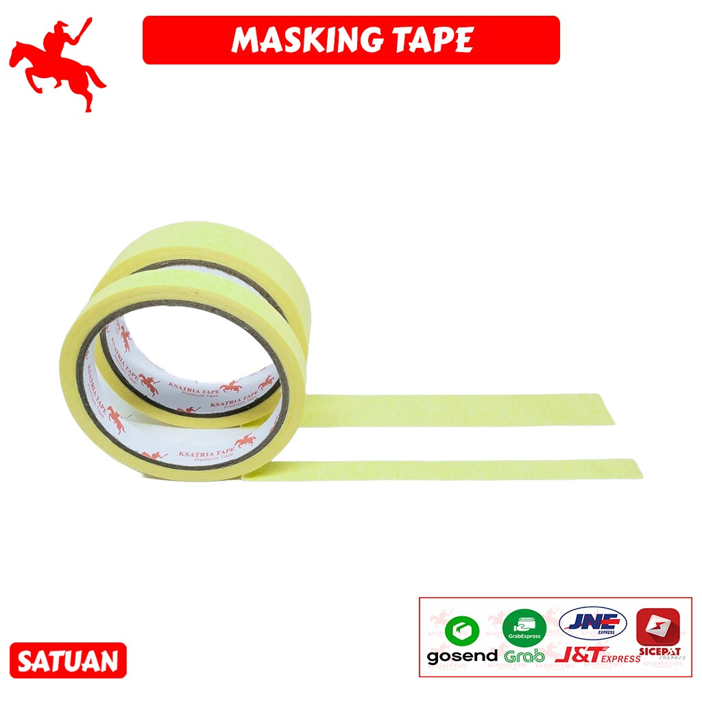 Jual Lakban OPP Tape Isolasi Masking Tape Lakban Kertas KSATRIA