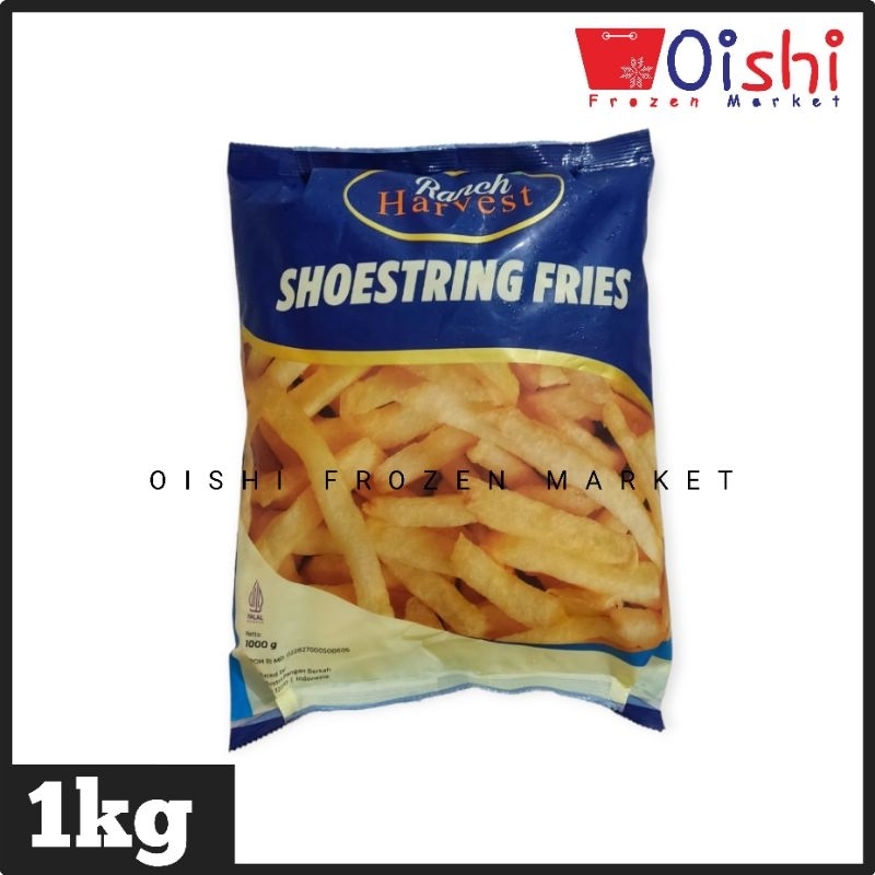 Jual Harvest French Fries Shoestring Dan Crincle Cut Kentang Goreng