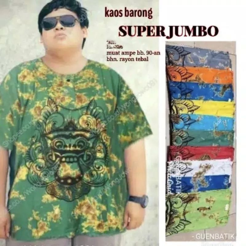 Jual Baju Barong Bali Jumbo LD 126 Cm Atasan Oversize Shopee Indonesia