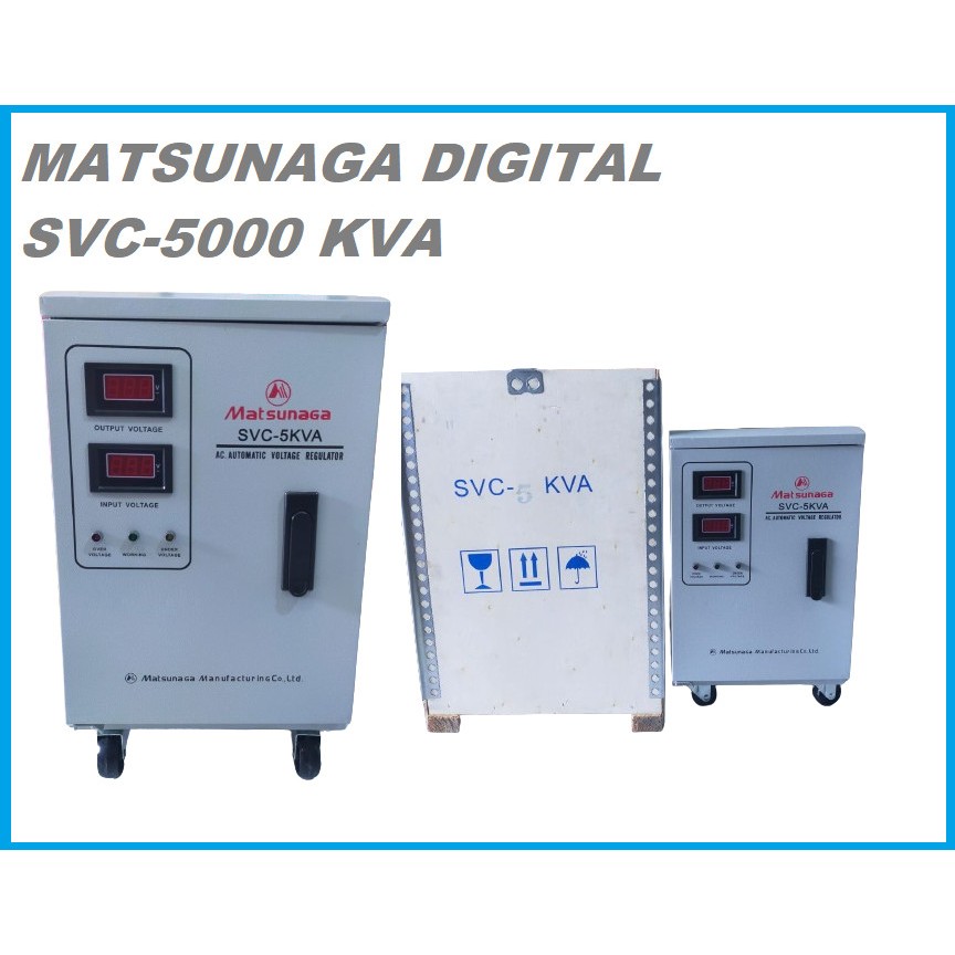 Jual Matsunaga Stavol Stabilizer 5000 Watt 5KVA Penstabil Tegangan