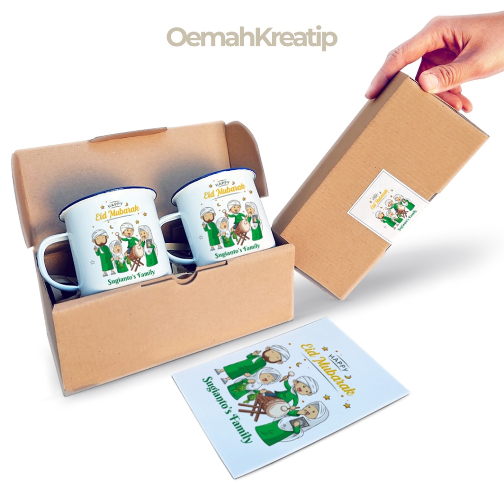 Jual Hampers Lebaran Gelas Enamel Souvenir Ramadhan Souvenir