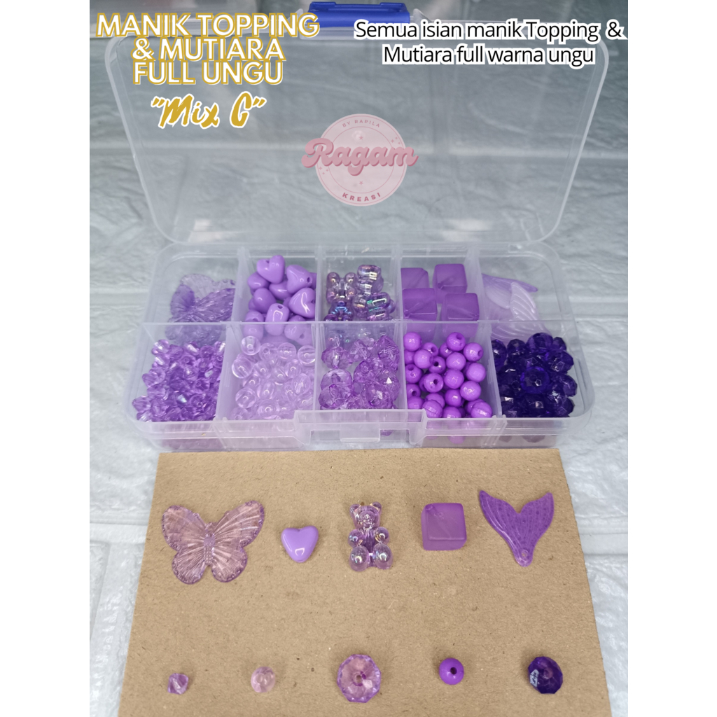 Jual Paket Diy Set Meronce Manik Premium Manik Manik Campur Manik