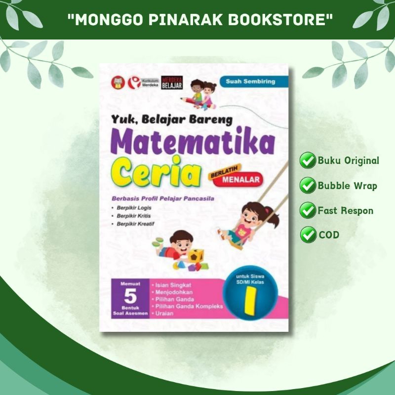 Jual Buku Yuk Belajar Bareng Matematika Ceria Untuk Siswa Sd Mi Kelas