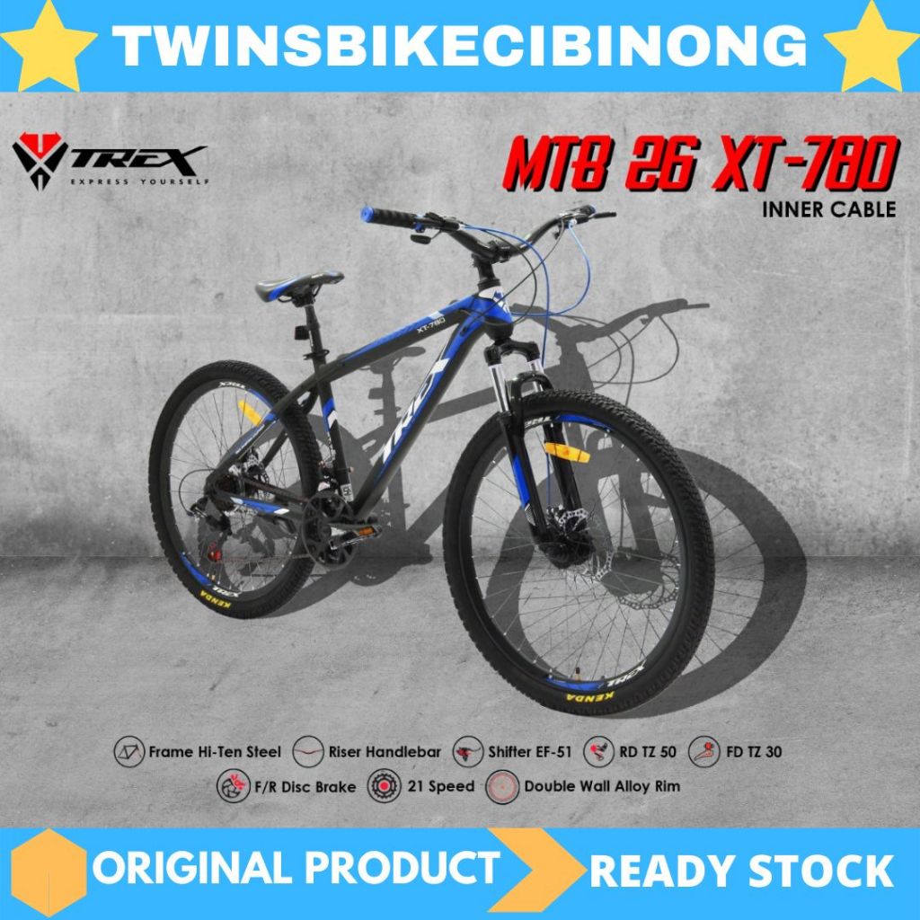 Jual Sepeda Gunung Mtb Trex Xt Disc Brake Speed Shopee