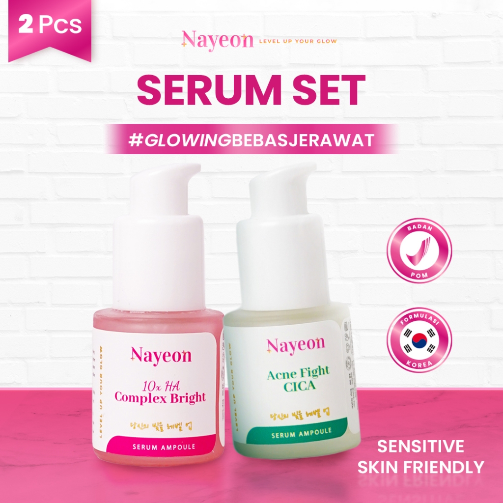 Jual PROMO LEBARAN NAYEON SKINCARE 2pcs Paket Skincare Acne Serum