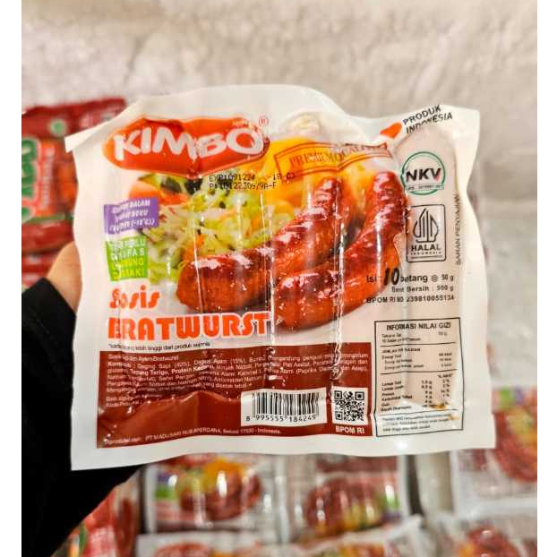 Jual KIMBO MINI SOSIS JUMBO ORI Isi 10s KIMBO SOSIS BRATWURST ORIGINAL