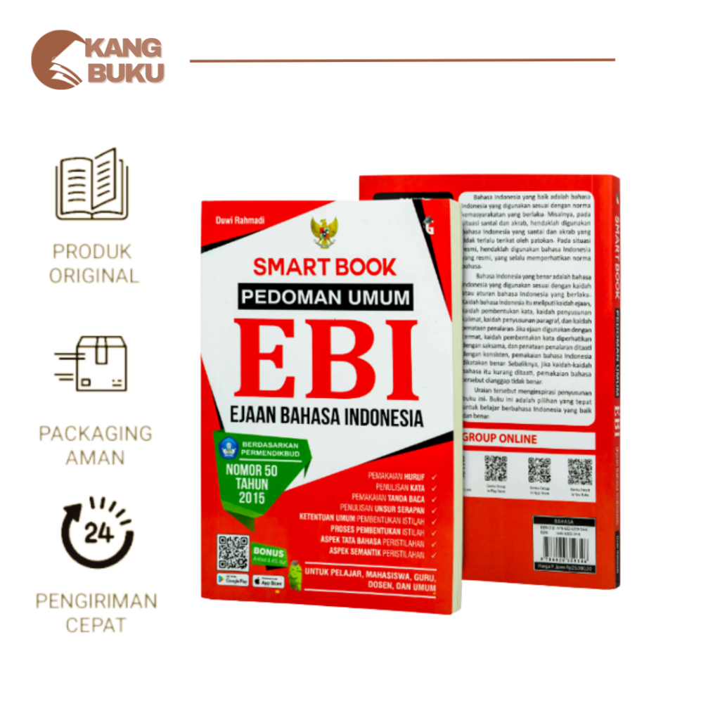 Jual Buku Bahasa Indonesia Smart Book Pedoman Umum Ebi Ejaan Bahasa