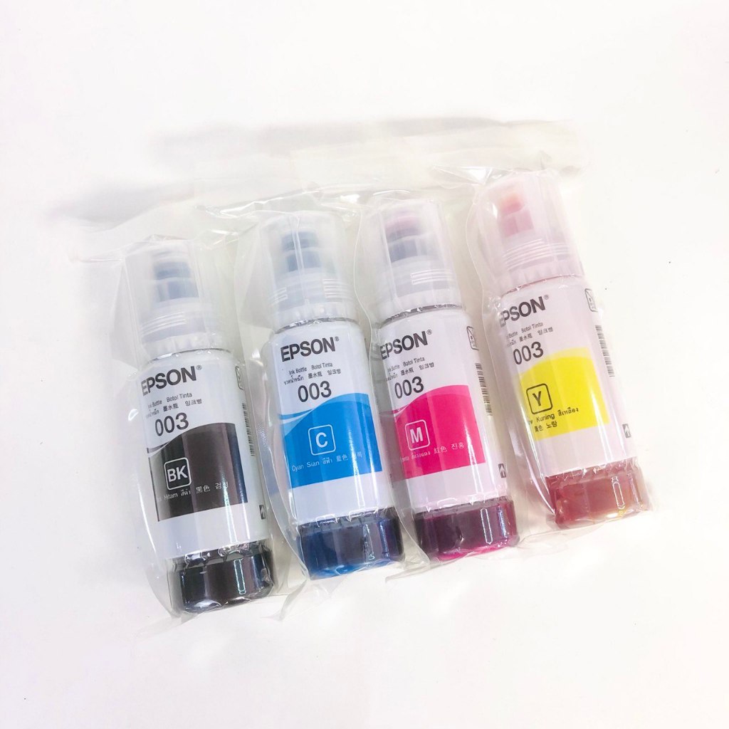 Jual Tinta Epson 003 Original Baru Copotan Printer Epson Paket Tinta