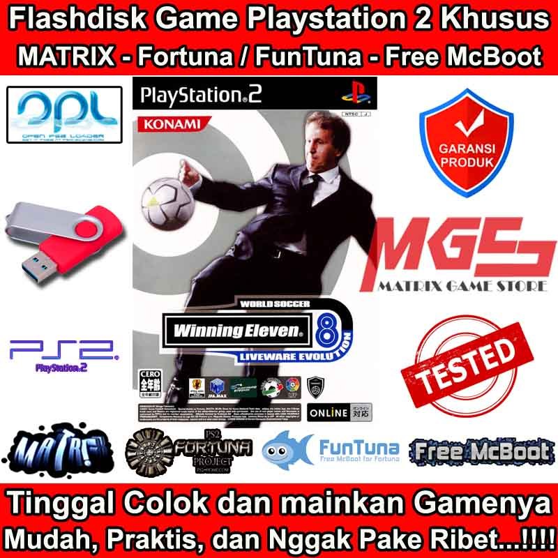 Jual Flashdisk Game PS2 PS 2 Winning Eleven 8 Liveware Evolution