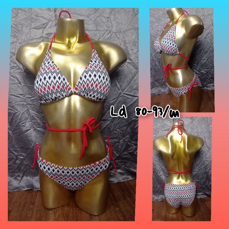 Jual Bikini Seperti Baru Baju Renang Swimwear Beachwear One Set