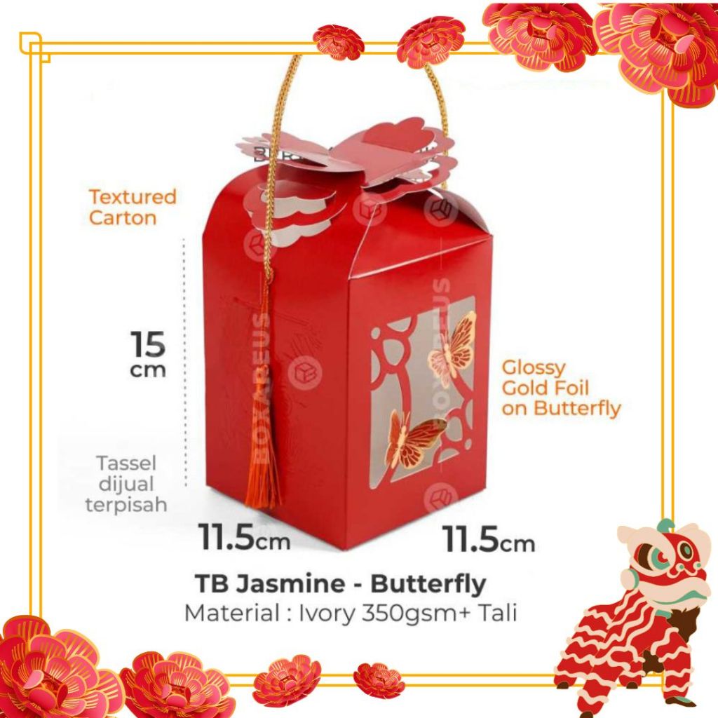 Jual Box Packaging Thinwall Toples 250gr Kuker Imlek TB Jasmine CNY