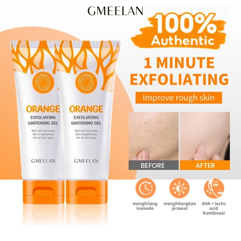 Jual GMEELAN Orange Exfoliating Gel Whitening Face Blackhead Cleaner