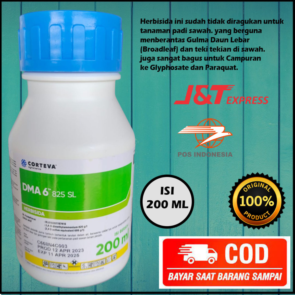 Jual Herbisida Dma Sl Herbisida Sistemik Purna Tumbuh Isi Ml