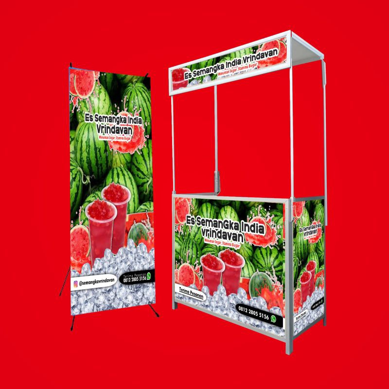 Jual K5 Booth Portable Gerobak Lipat Meja Lipat Event Desk