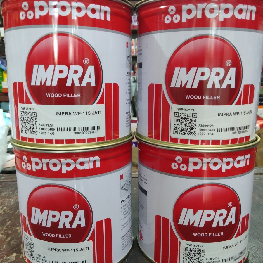 Jual Dempul Impra Wood Filler Jati Propan Kg Shopee Indonesia