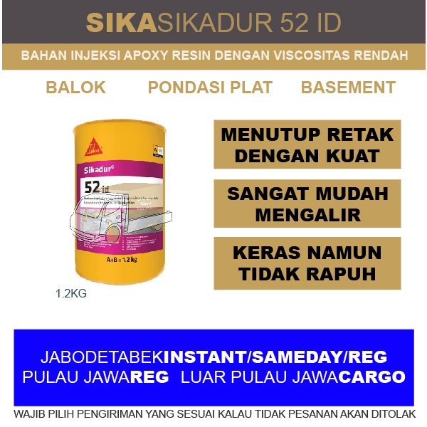 Jual Sikadur Id Ab Kg Epoxy Injeksi Injection Shopee Indonesia