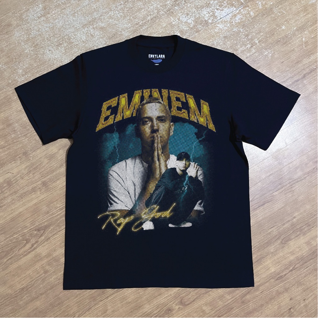 Jual Eminem Tshirt Heavyweight Cotton Combed 16s Kaos Bootleg Vintage