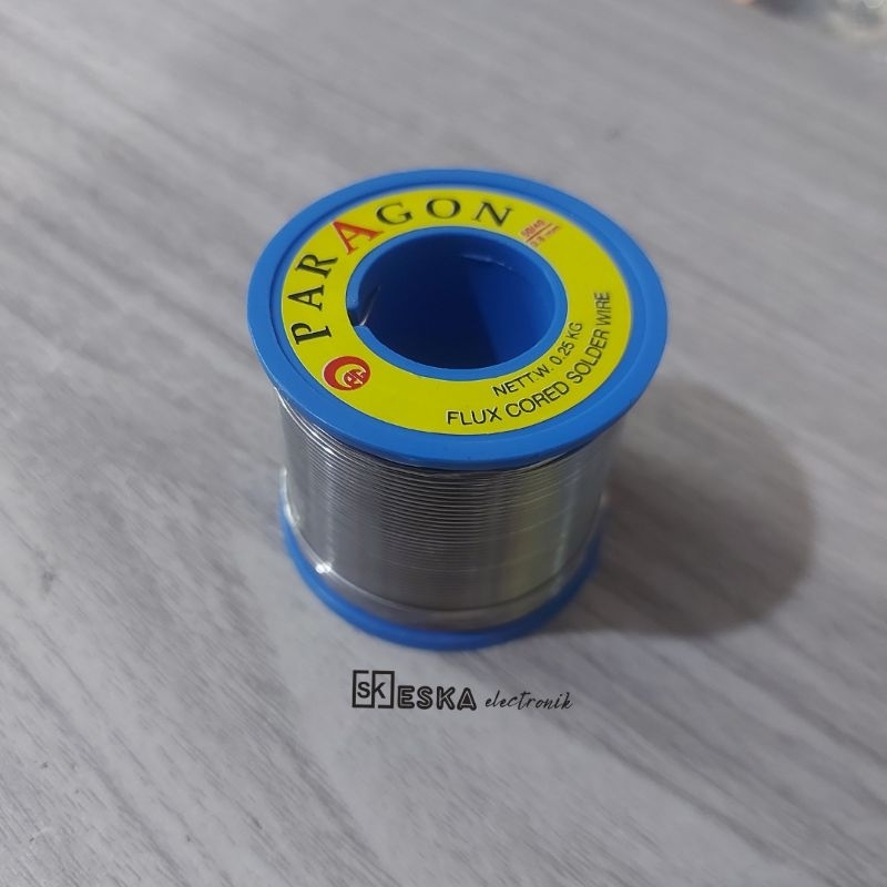 Jual Kawat Tenol Timah Solder Paragon 1 Roll 0 25 Kg Timah Solder