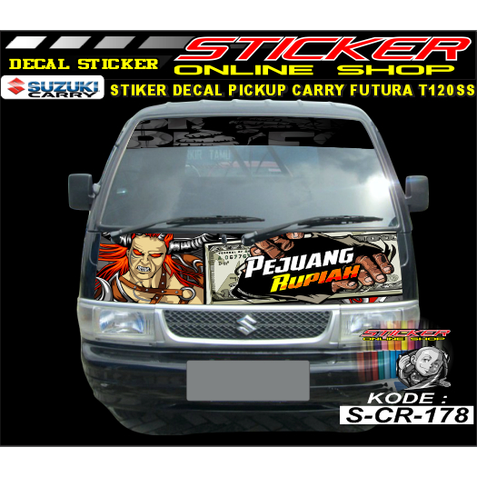 Jual Stiker Decal Kabin Mobil Pickup Futura T120ss BISA REQUEST