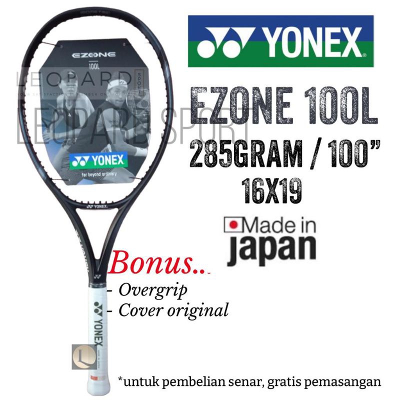 Jual Raket Tenis YONEX EZONE 100L 285g Aqua Night Black Tennis Racket