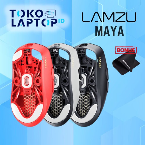 Jual Lamzu Maya Ultralight Ergonomic Wireless Mouse Ghz Available K