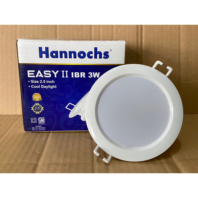 Jual Hannochs Lampu Downlight Led Easy Ii Ibr W Cahaya Putih Shopee