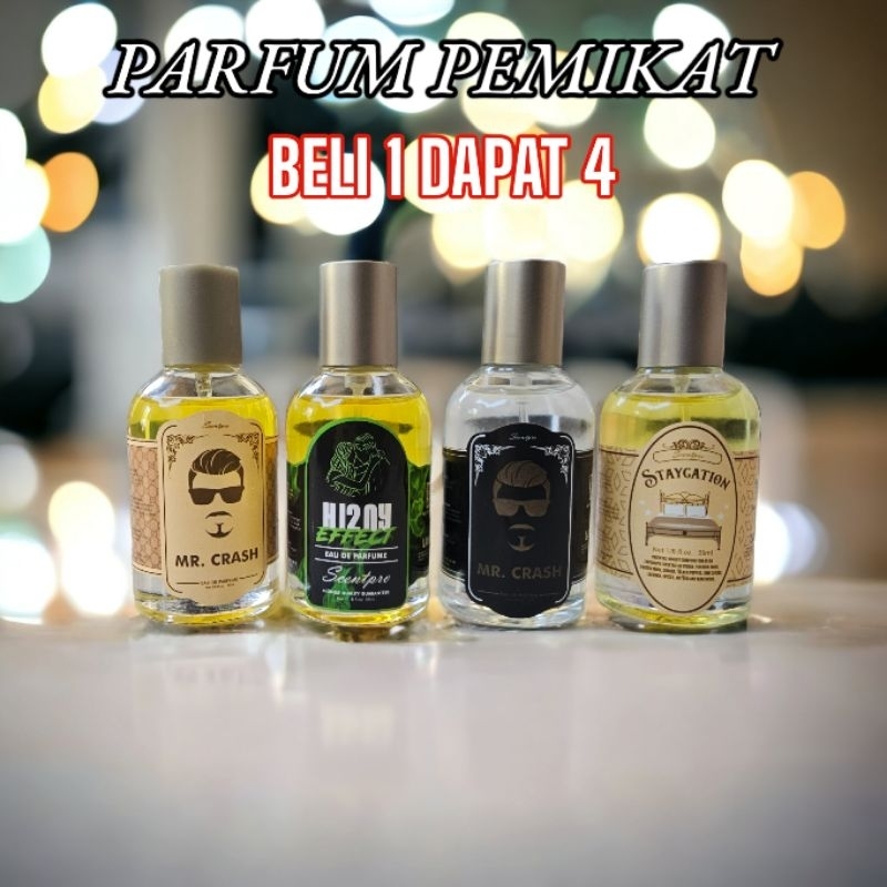 Jual BELI 1 DAPAT 4 PCS PARFUM PEMIKAT WANITA PARFUM KESUKAAN WANITA