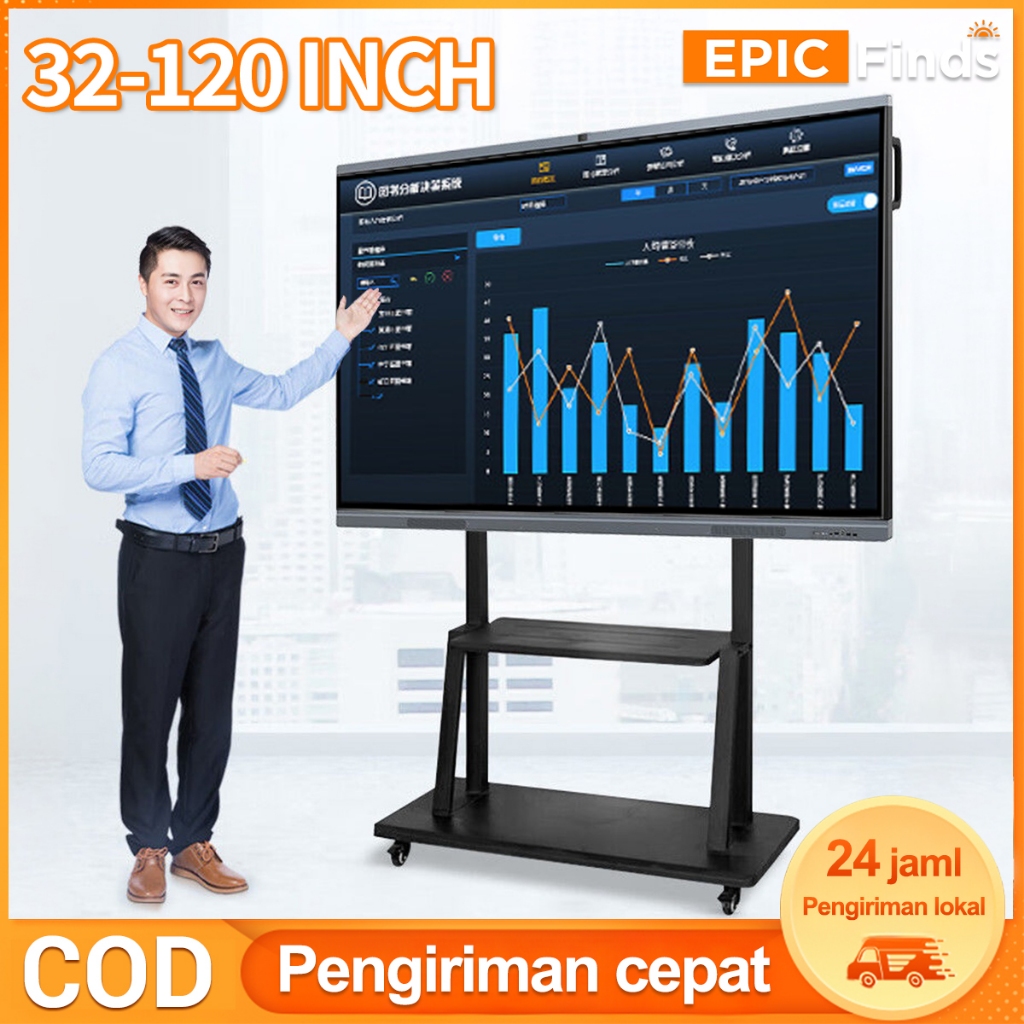 Jual Epic Finds Bracket Standing Roda LED TV 32 120 Tray Universal