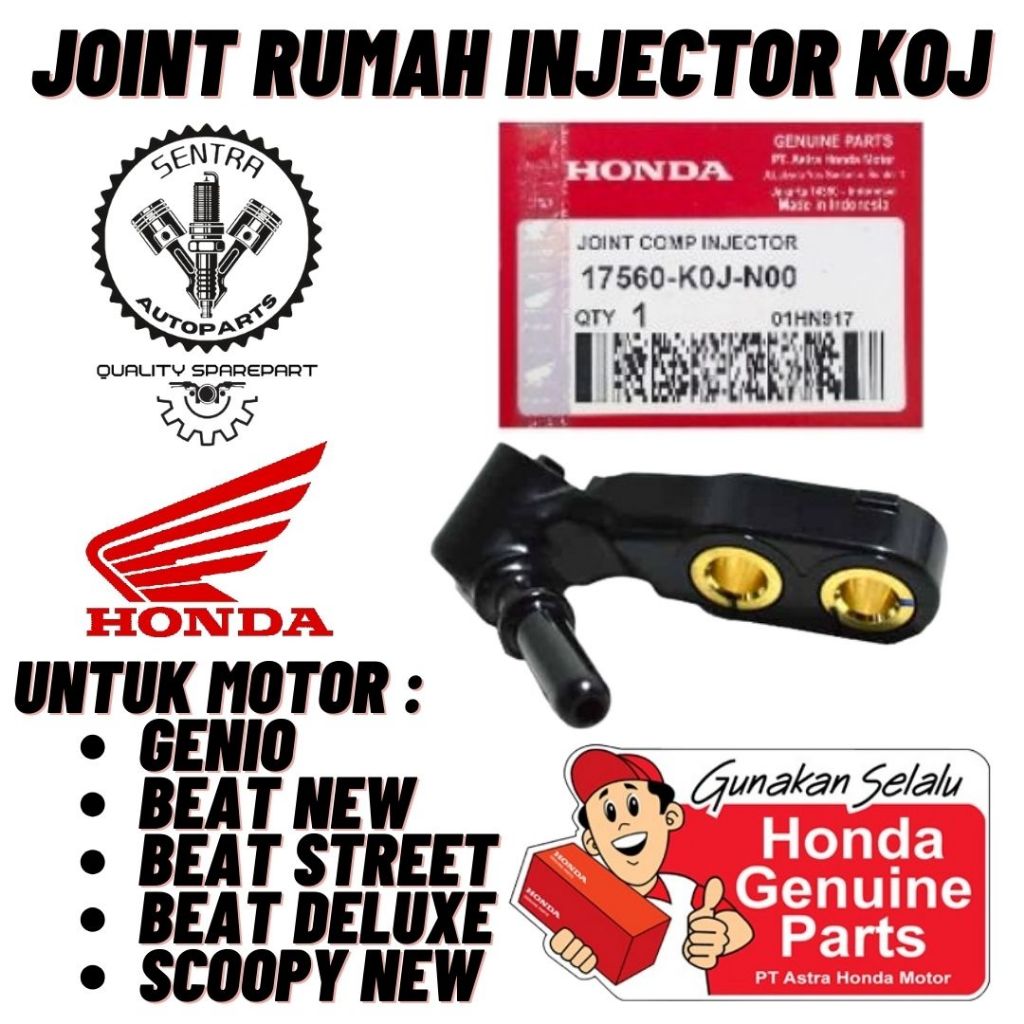 Jual Original AHM Rumah Injektor Joint Comp Injector Honda Genio Beat