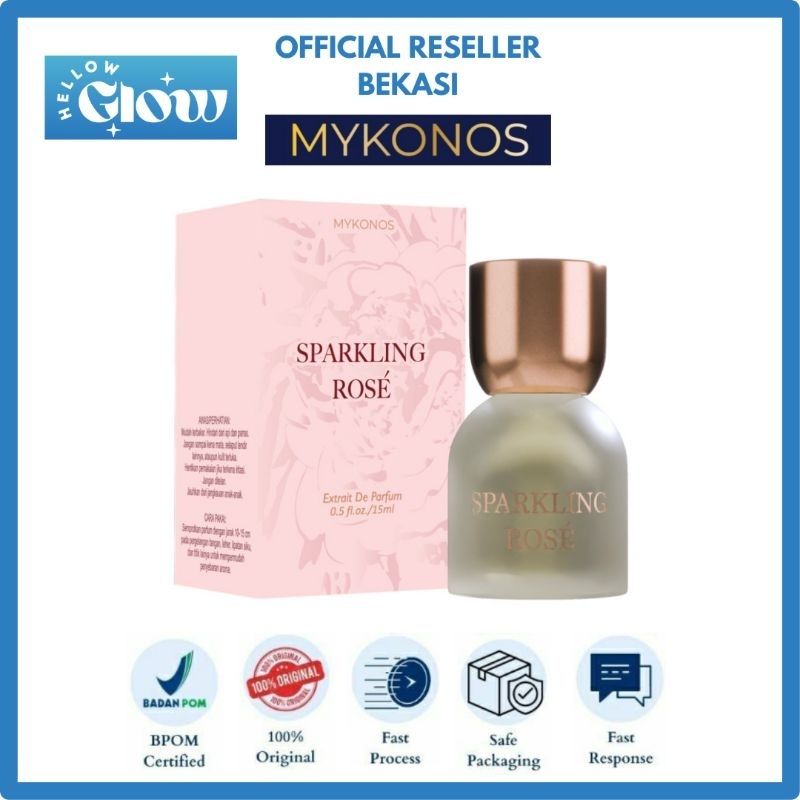 Jual Free Tester Mykonos Dark Secret Mykonos Sparkling Rose Extrait