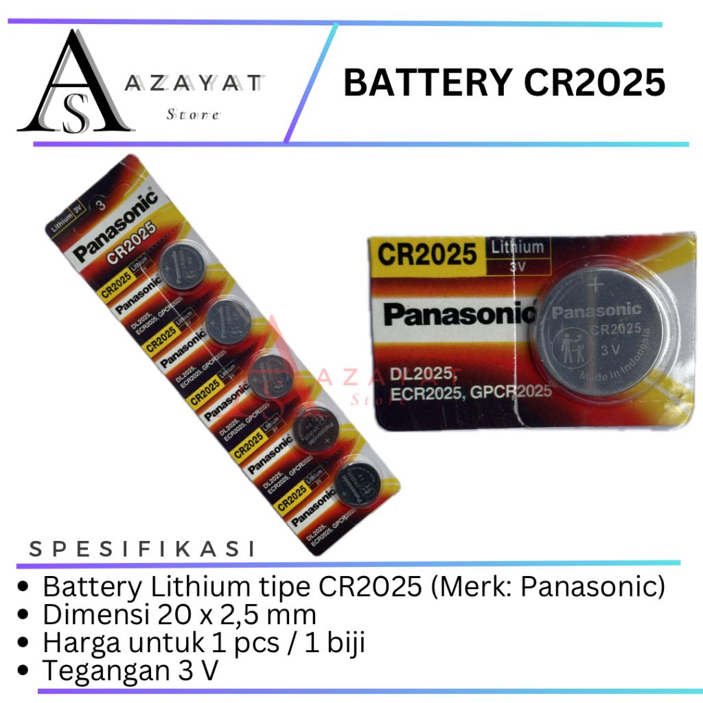 Jual Battery Cr Panasonic Baterai Dl Ecr Gpcr