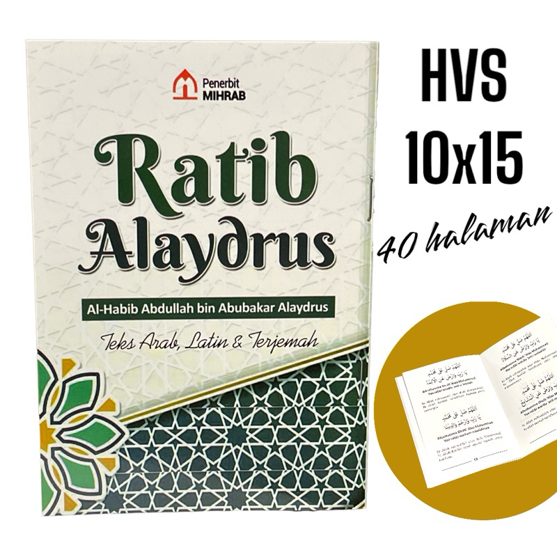 Jual Ratib Alaydrus Teks Arab Latin Dan Terjemah Shopee Indonesia