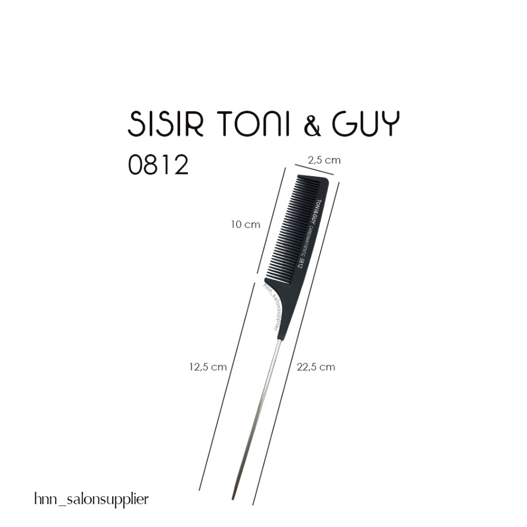 Jual Alat Sisir Potong Rambut Salon Toni And Guy Carbon Antitastic