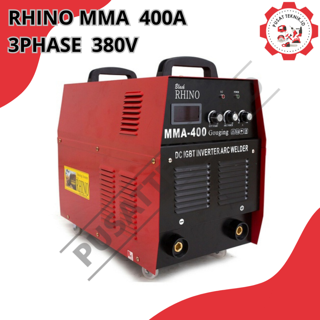 Jual RHINO 400A 3PHASE MESIN LAS INVERTER 400 A RHINO TRAFO LAS IGBT 3