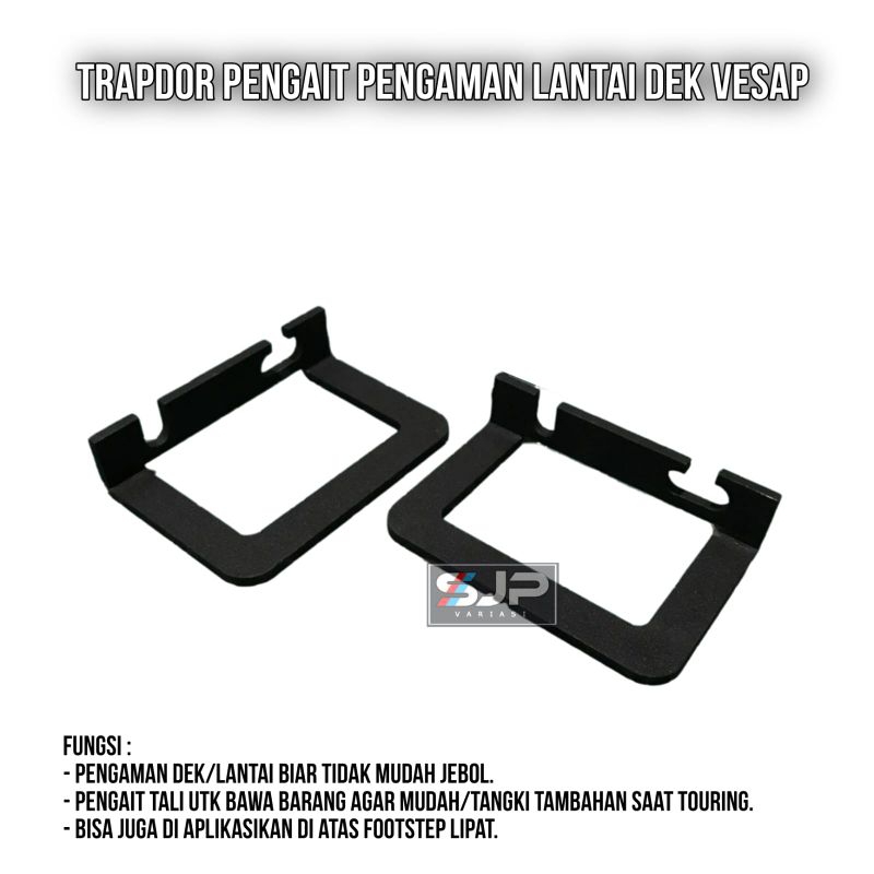 Jual Luggage Trapdoor Hook Pengait Tali Barang Vespa Plat Pengaman